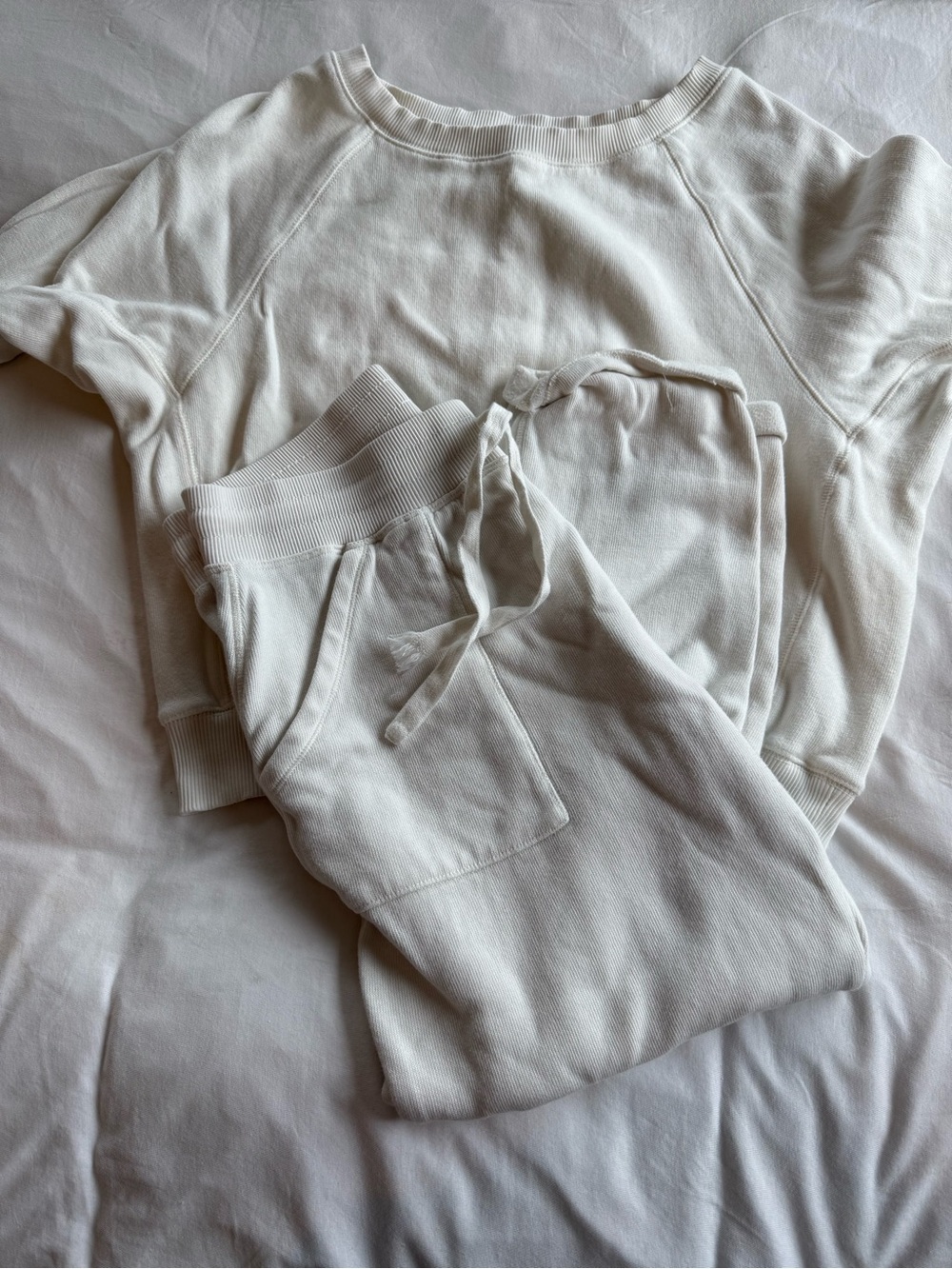 The White Company Cream Lounge Sweat Top